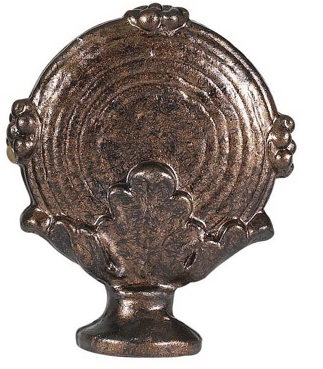 2.38" Height Metal Cast Finial - Rust