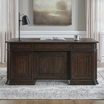 Provence Park - Jr Executive Desk - Chateau Brown
