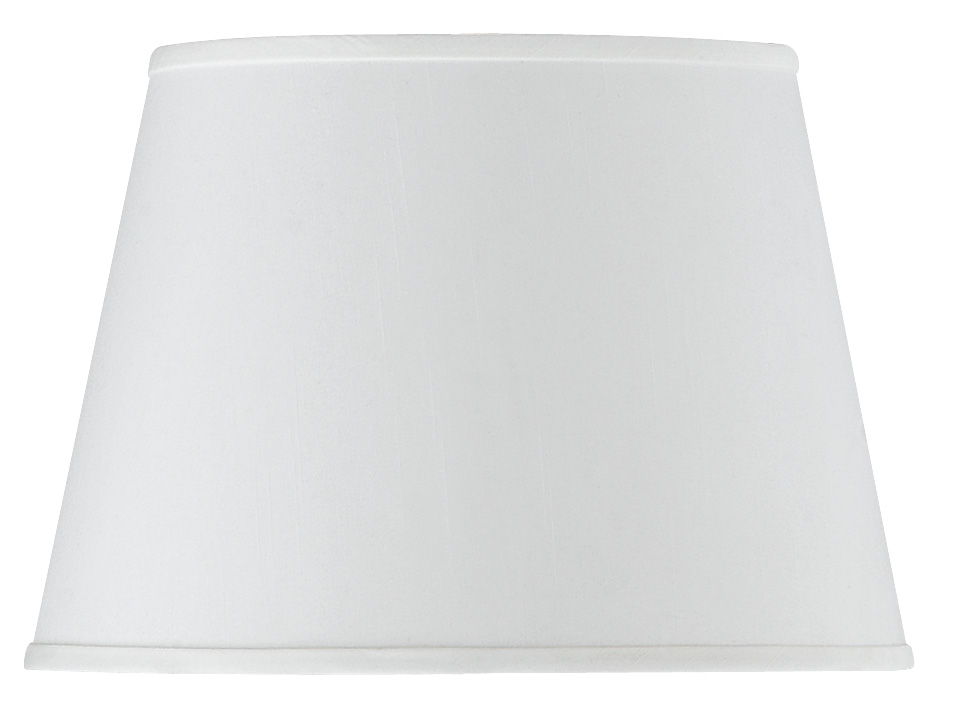 Coolie - 10" Height Round Hardback Fabric Shade - White