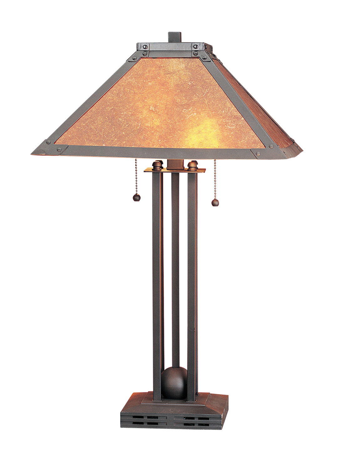 Mica - 24.5" Height Metal Table Lamp - Matte Black