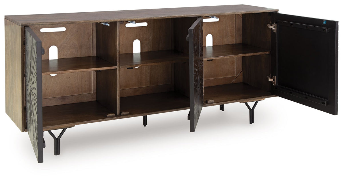 Lavinmont - Accent Cabinet - Multi Brown