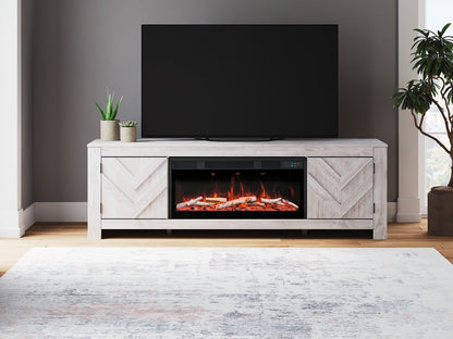 Cayboni - LG TV Stand With Fireplace Option
