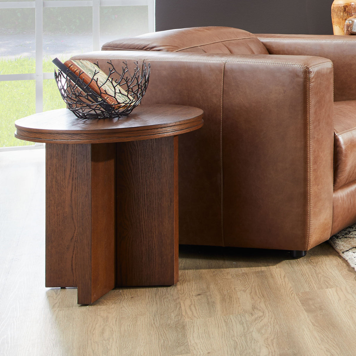 Waterfall - Round End Table