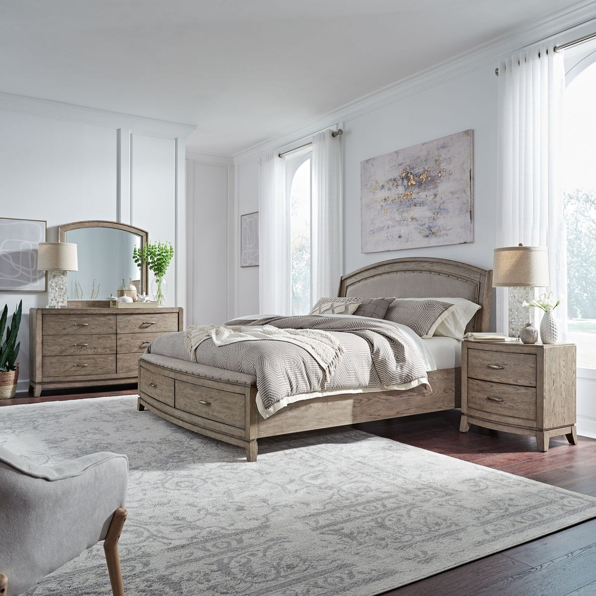 Avalon - Upholstered Bedroom Set
