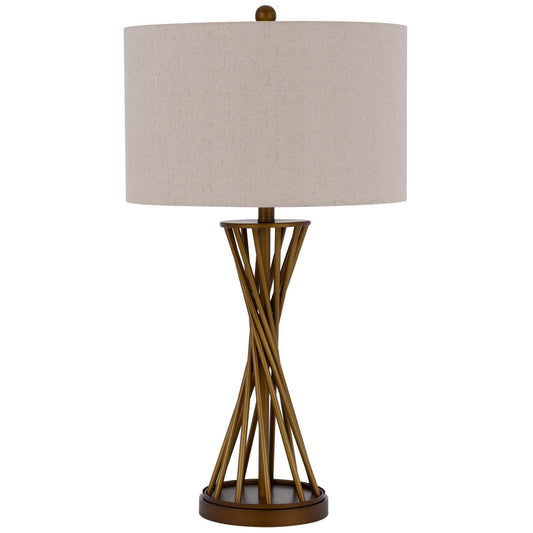 Urban - 31" Height Metal Table Lamp - Rustic Gold