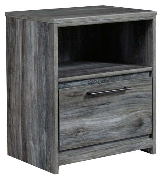 Baystorm - One Drawer Night Stand - Gray