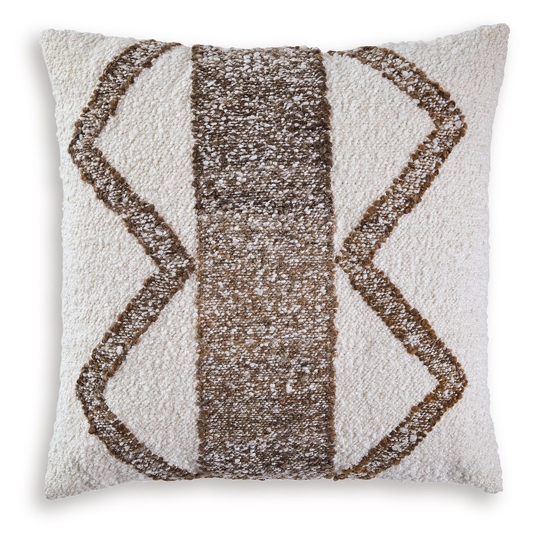 Brettwood - Pillow (Set of 4) - Ivory / Brown