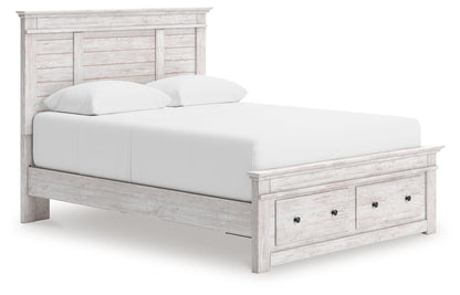Makidern - Panel Storage Bed