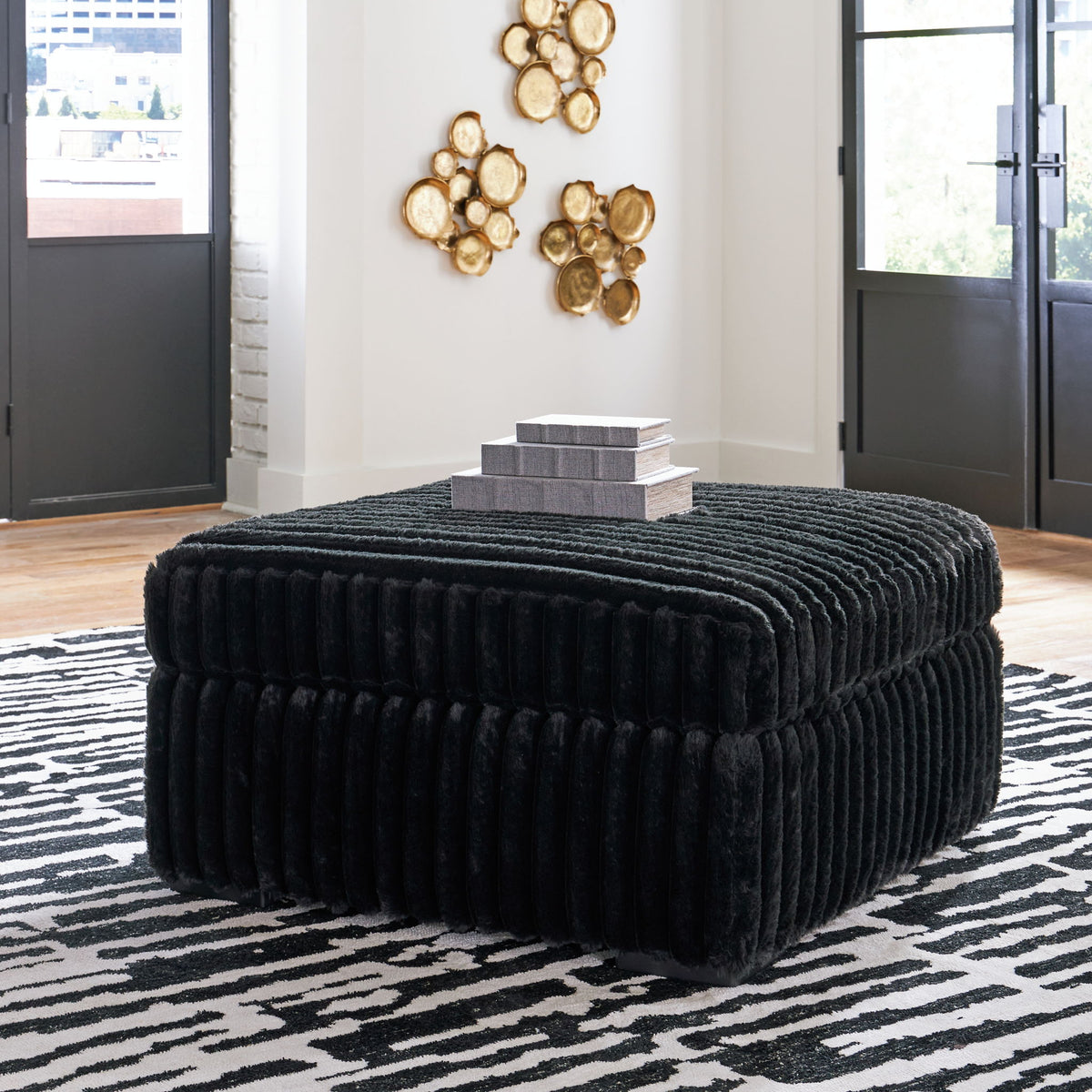 Midnight-Madness - Oversized Accent Ottoman