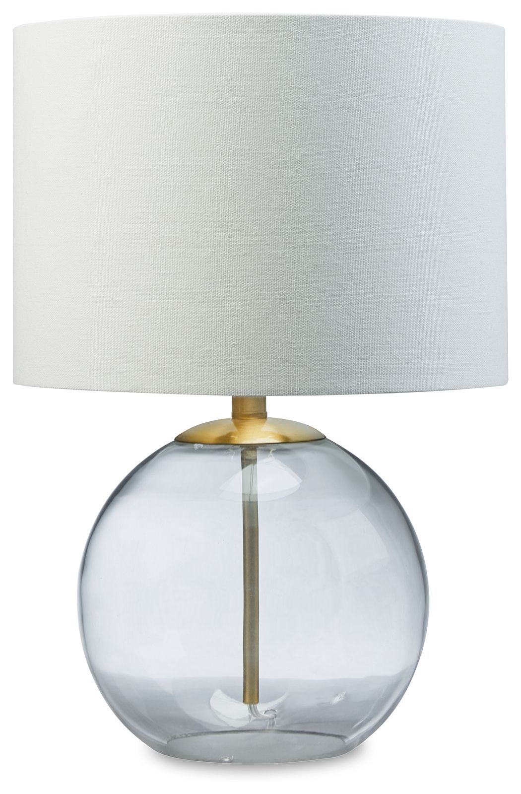Samder - Glass Table Lamp  - White