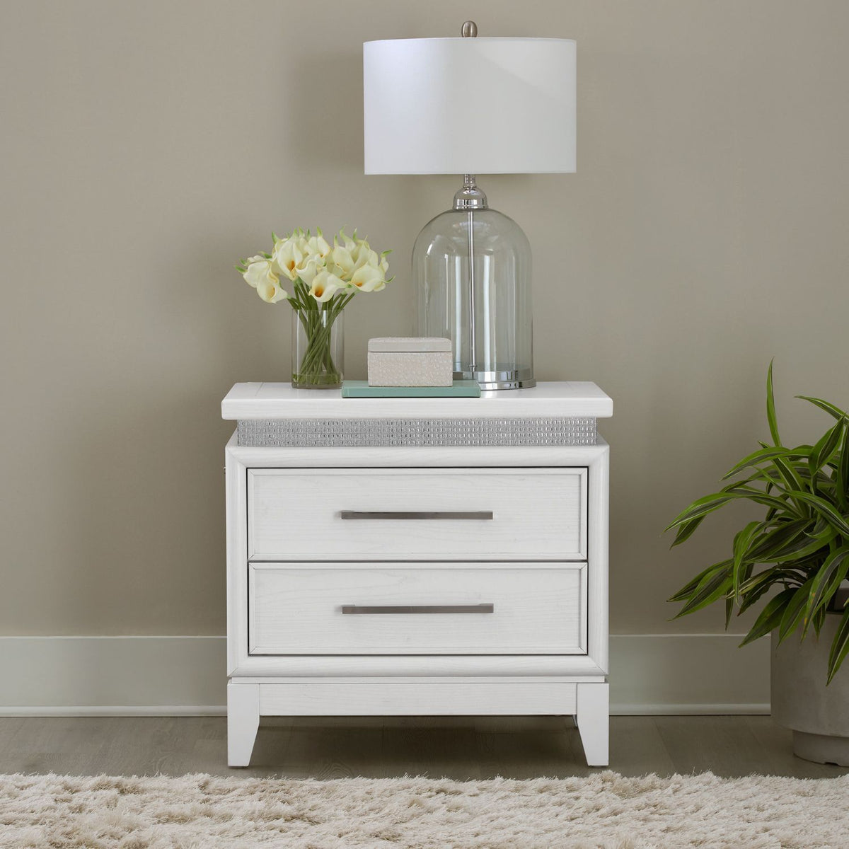 Reflections - Nightstand With Charging Station