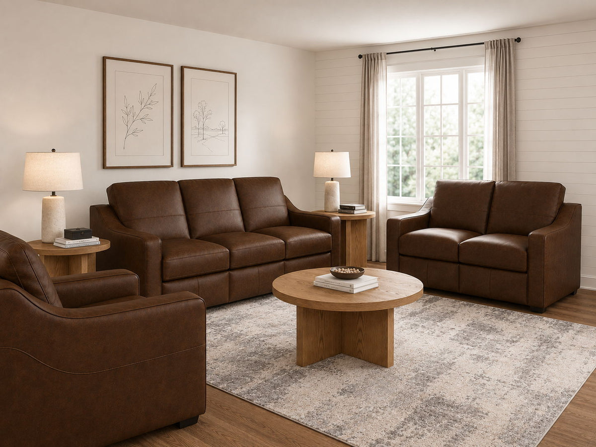 Hudson - Loveseat - Brown