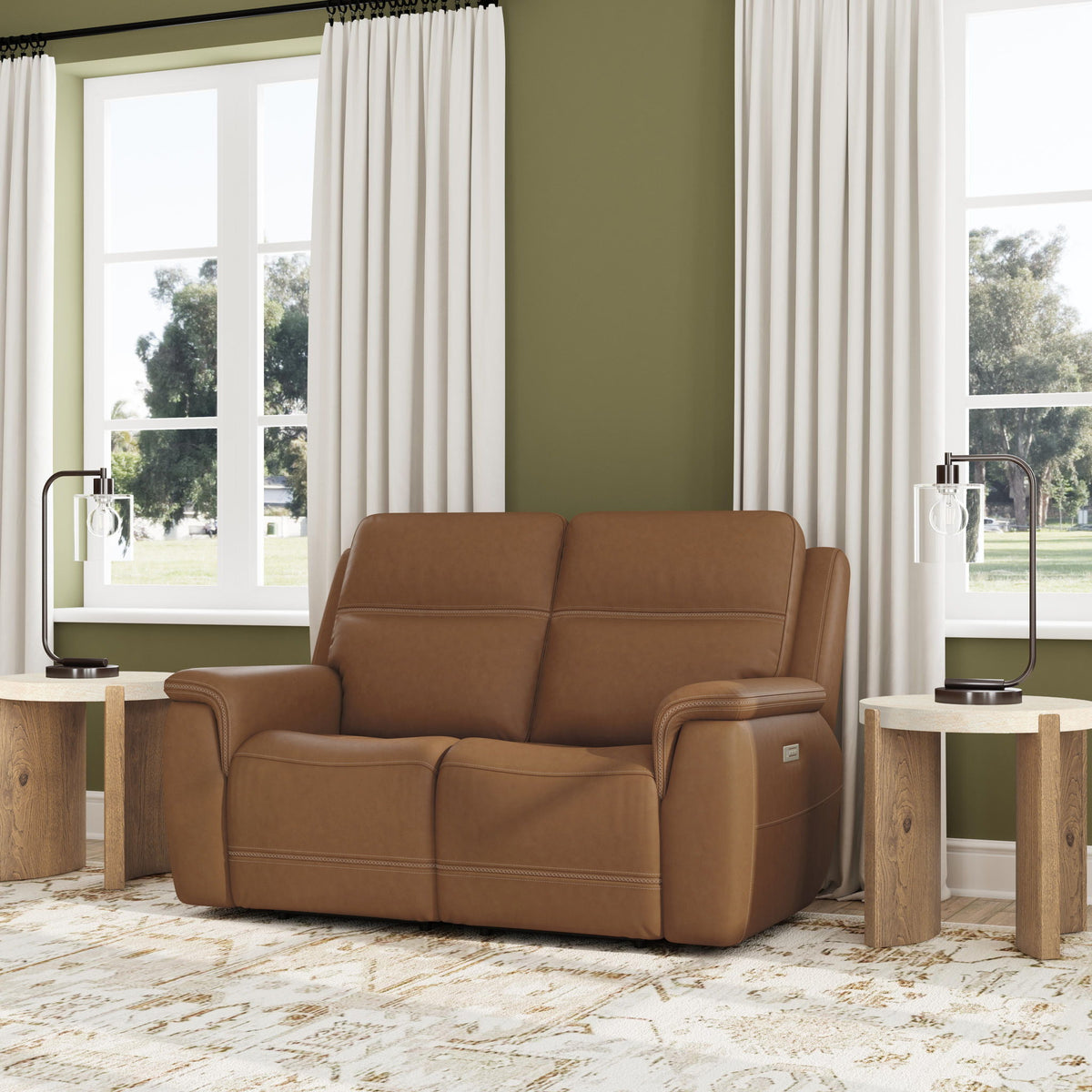 Sawyer - Power Reclining Loveseat With Power Headrests, Lumbar