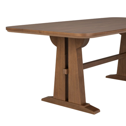 Lincoln - Rectangular Dining Table - Warm Walnut