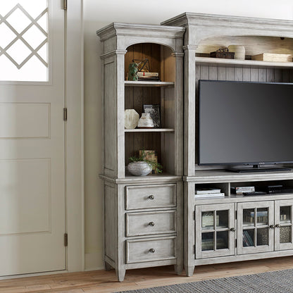 Heartland - Left Pier - Antique White / Tobacco Tops