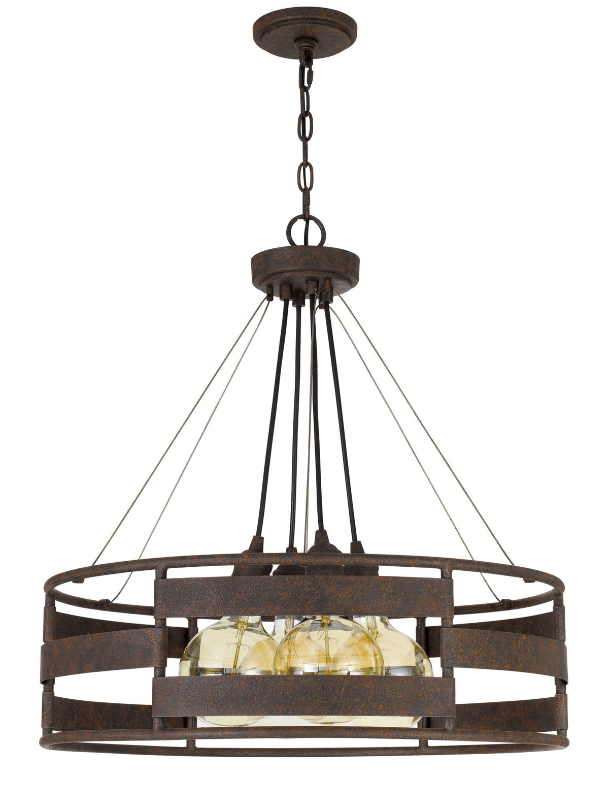 Rochefort - Chandelier - Rust
