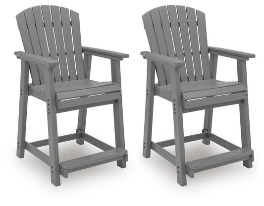 Sanctuary Beach - Barstool (Set of 2) - Dark Gray