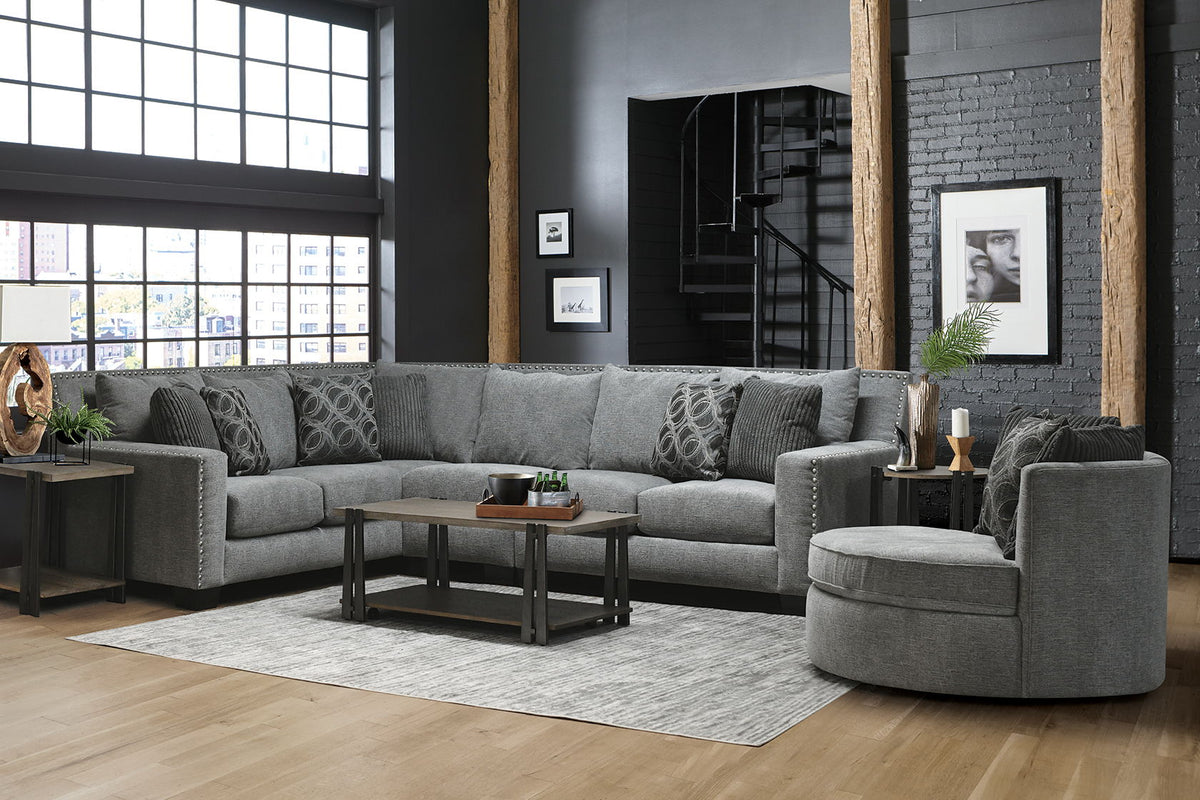 Del Mar - 7K00 - Luckenbach Sectional with Nails