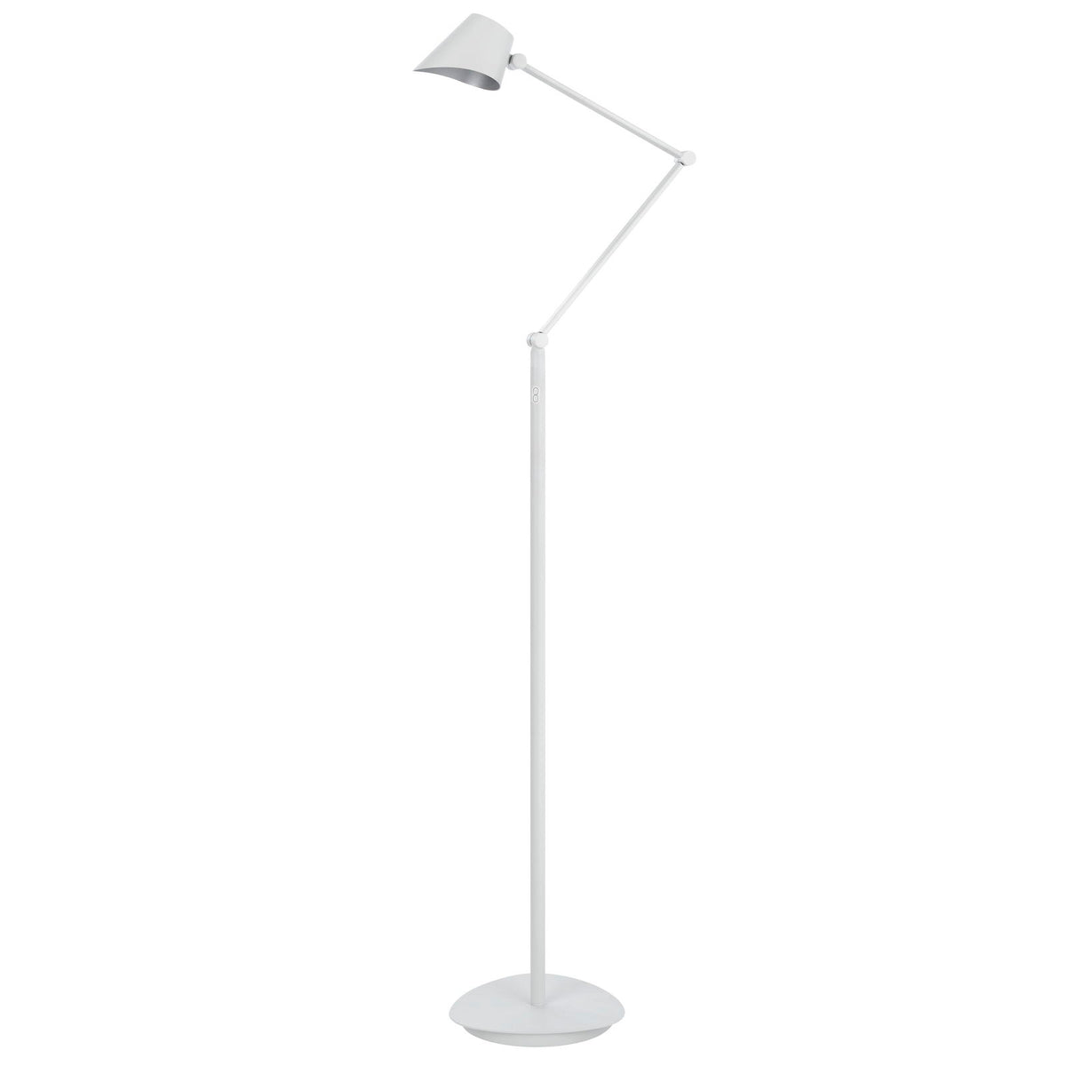 Polarline - 41-66" Height Metal Floor Lamp - Sand White