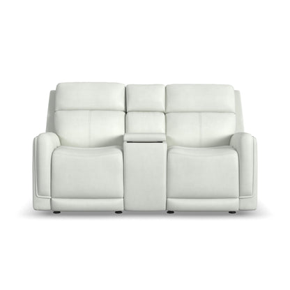 Alister - Power Gliding Loveseat With Console, Power Headrests & Lumbar
