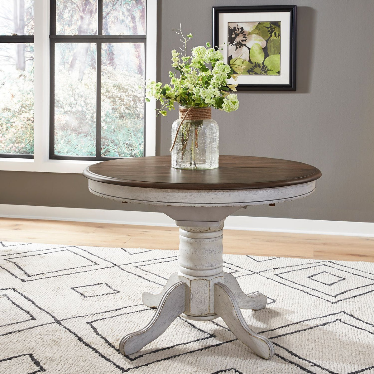Carolina Crossing - Pedestal Table