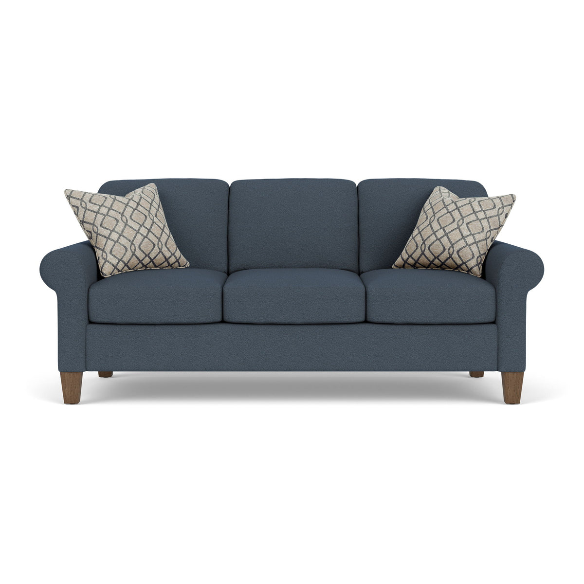 Moxy - Fabric Sofa, Curved Sock Arms