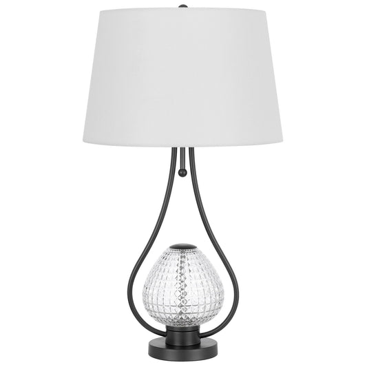 Forssa - 30" Height Metal Table Lamp - Charcoal Black