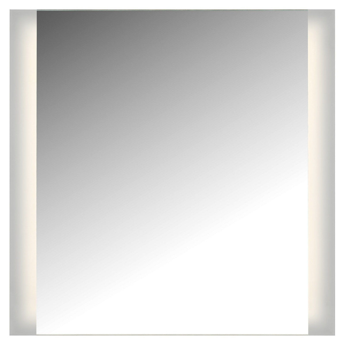 36" x 36" LED Wall Glow Mirror - Metal