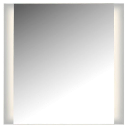 36" x 36" LED Wall Glow Mirror - Metal