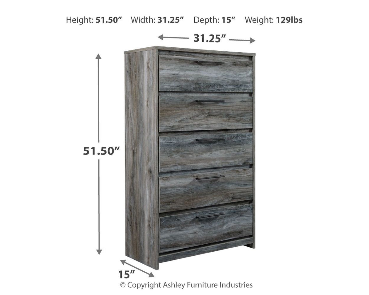 Baystorm - Panel Bedroom Set - Gray