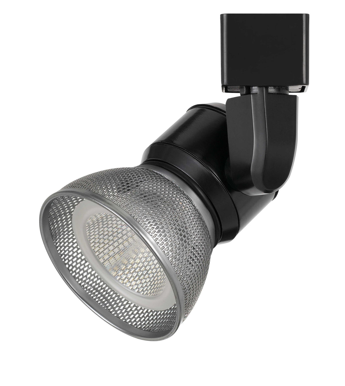 6.25" Height Metal Track Head, Mesh - Black & Silver