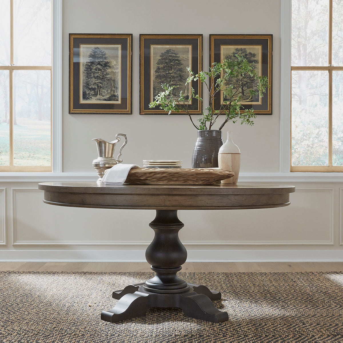 Americana Farmhouse - Pedestal Table