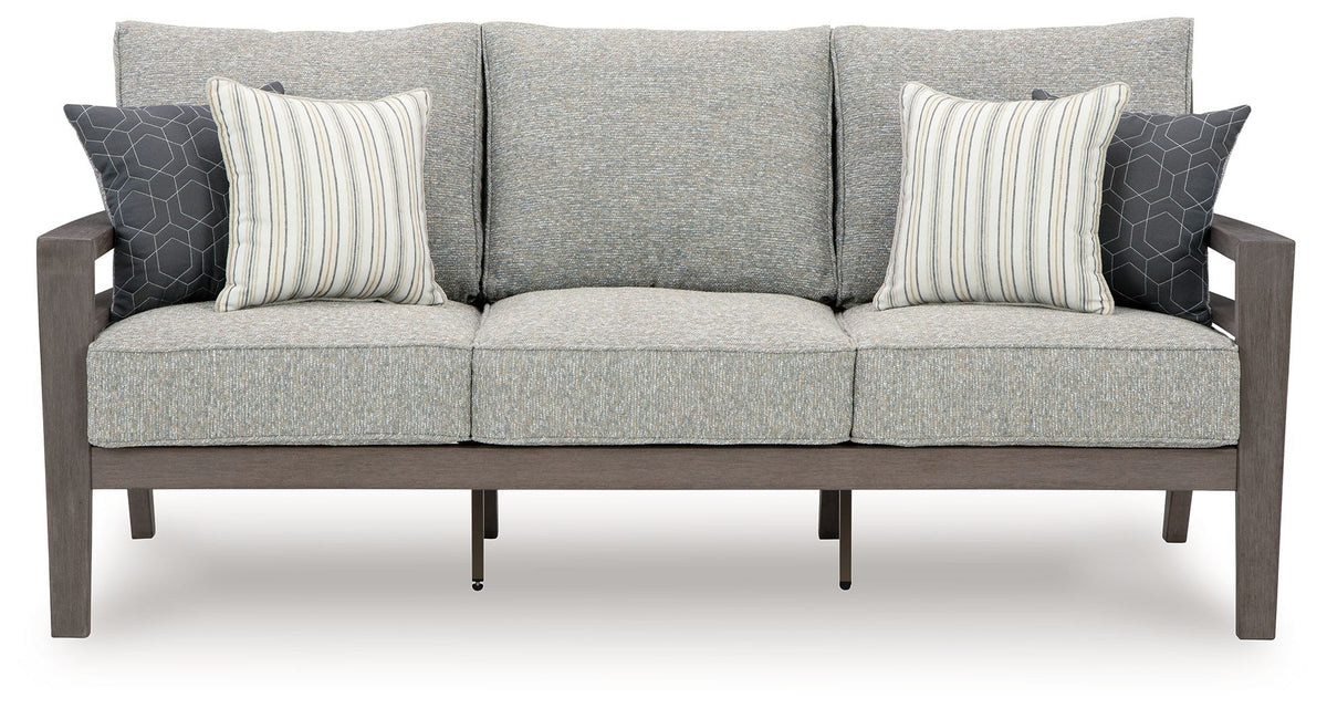 Hillside Barn - Sofa With Cushion - Gray / Brown