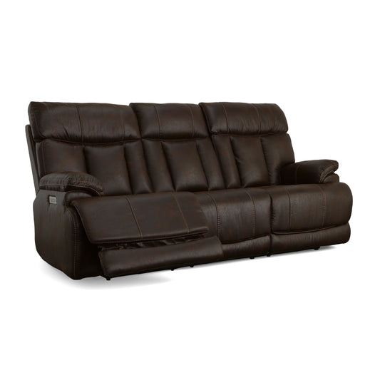 Clive - Power Reclining Sofa With Power Headrests & Lumbar