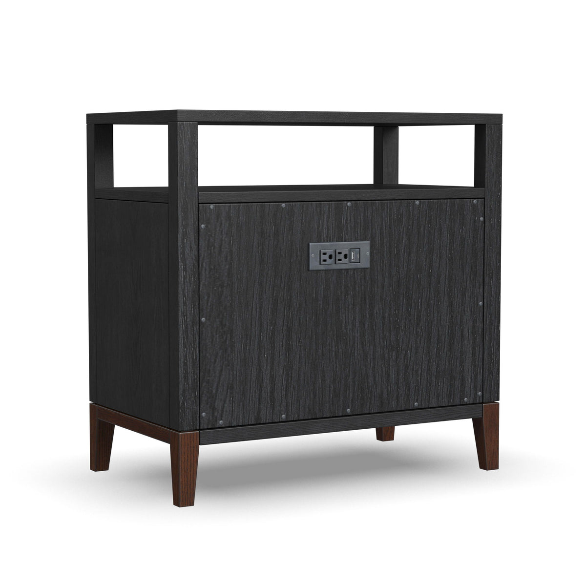 Waterfall - Nightstand - Deep Ebony
