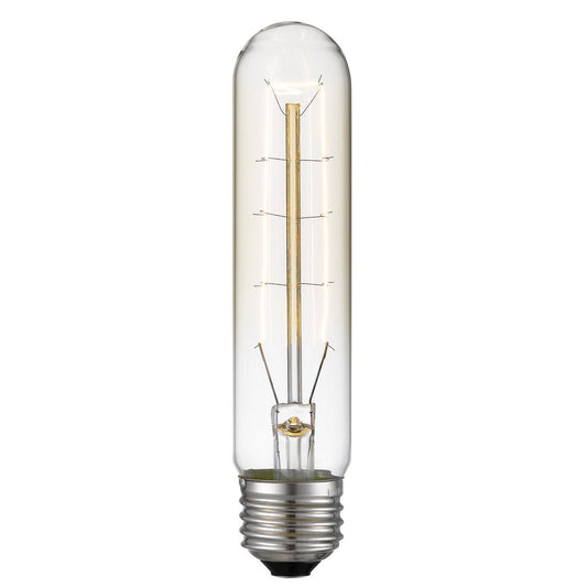 T10, Edison Bulb, 60W, 23K - Silver