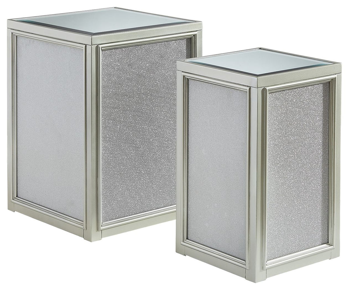 Traleena - Nesting End Tables (Set of 2) - Silver Finish