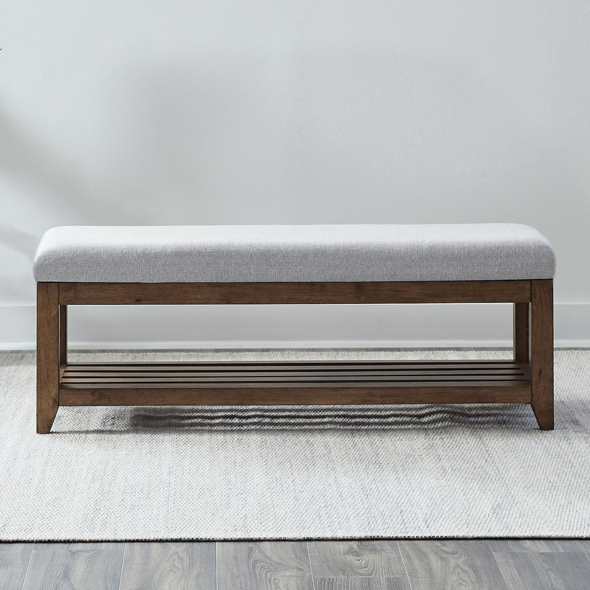 Shaker Lakes - Upholstered Dining Bench - Harvest Brown