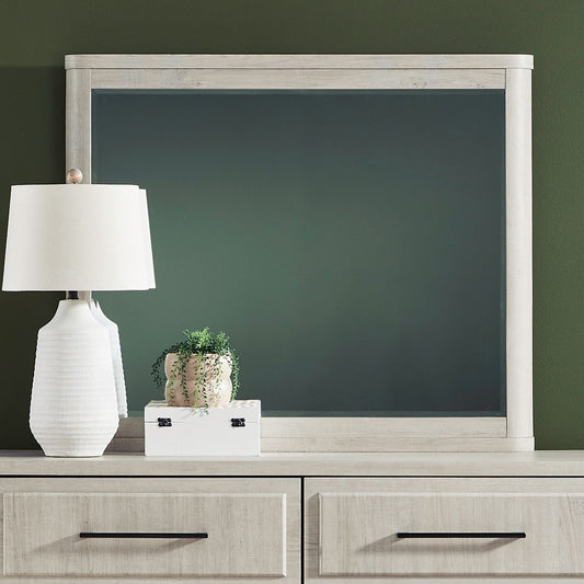 Modern Play - Landscape Mirror - Natural White