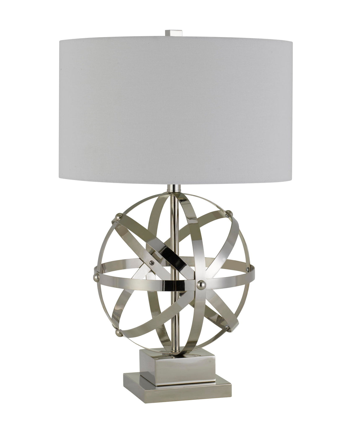 Vittoria - 26.5"Height Metal Table Lamp - Brushed Steel
