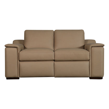 Armon - Sofa With Power Footrest & ZG - Oslo Fawn