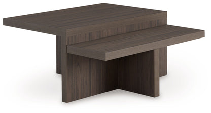 Zendex - Occasional Table Set (Set of 2) - Brown