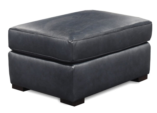 Del Mar - Baylor Leather Large Ottoman