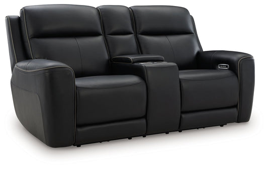 5Z-Comfort - Relaxation - Power Reclining Loveseat with Console / Adj Headrest