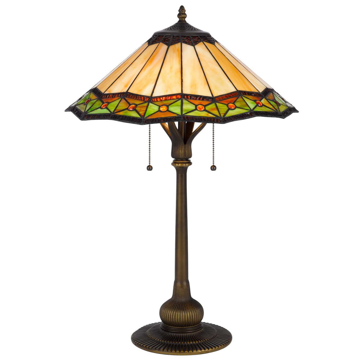 Armscroft - 26" Height Resin Table Lamp - Bronze