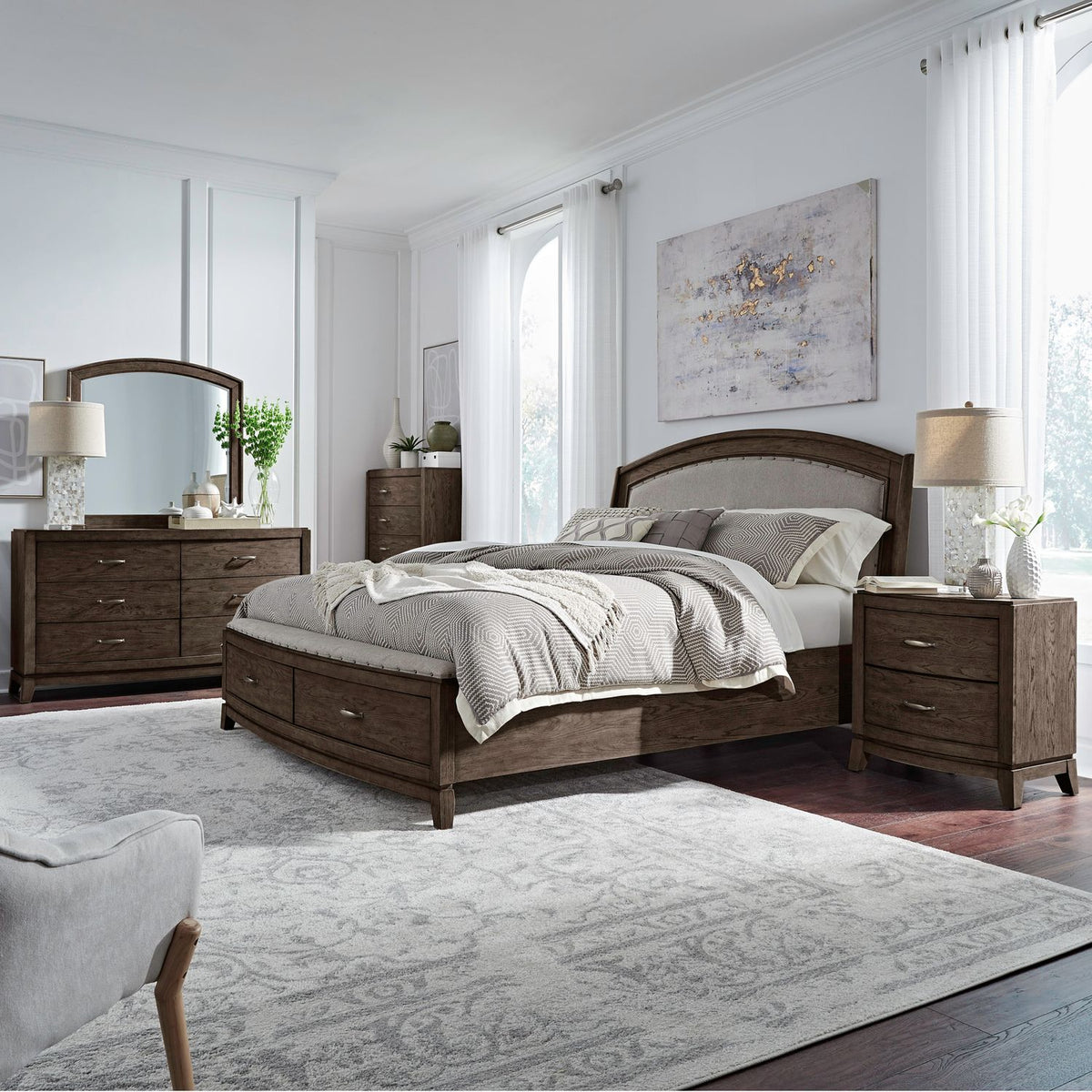 Avalon - Upholstered Bedroom Set
