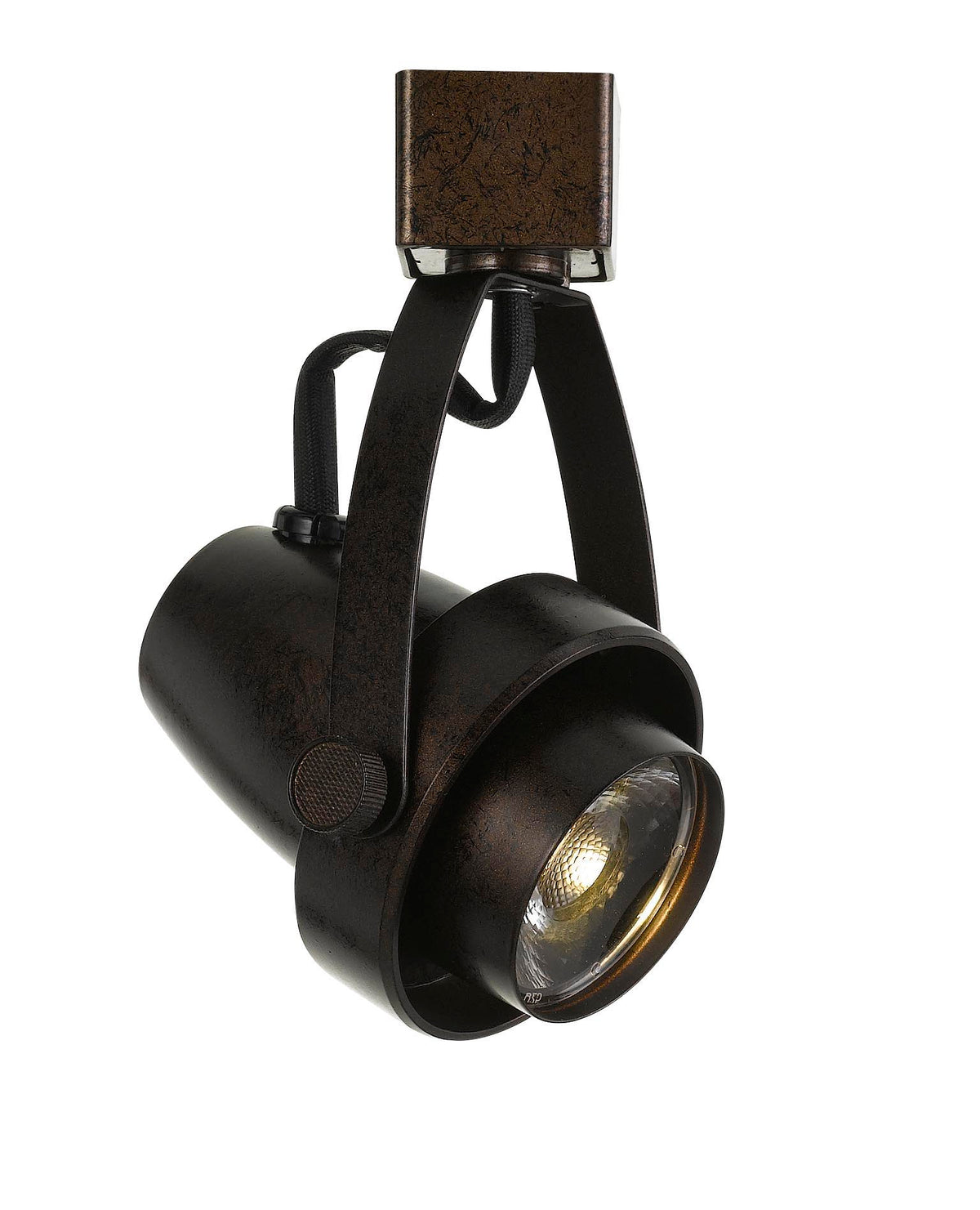 6" Height Metal Track Head - Rust - LED10W
