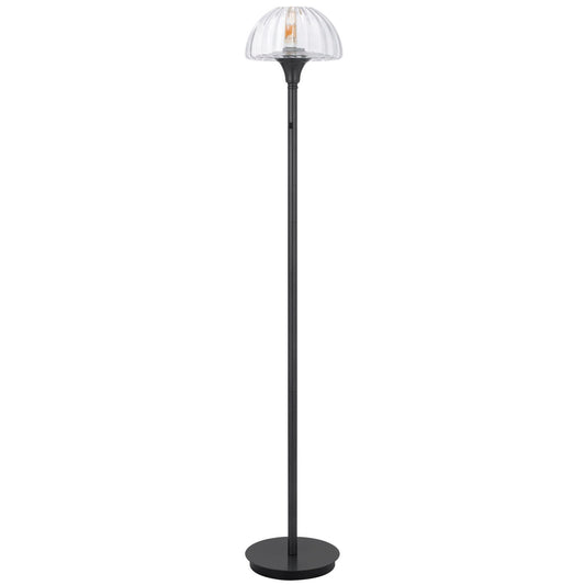 Eleanor - 58" Height Metal Floor Lamp - Charcoal Gray