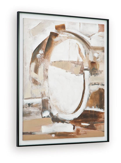 Bradlow - Wall Art - Brown / White / Black