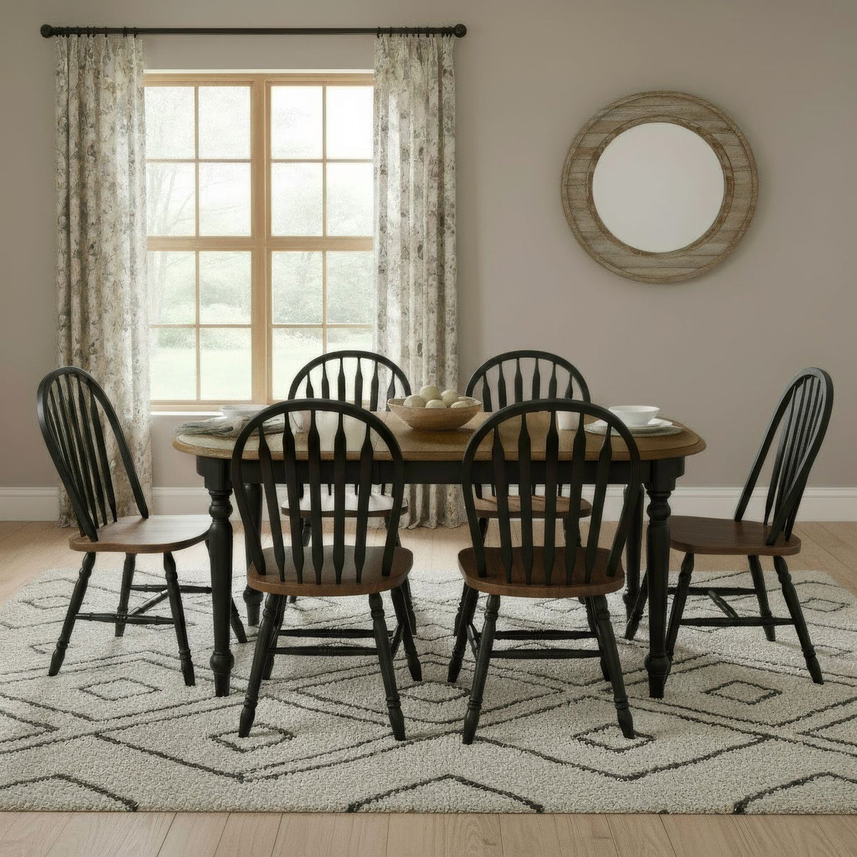 Carolina Crossing - Dining Room Leg Table Set